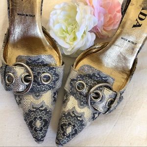 Prada Pointed Toe D'Orsay Sumptuous Pump!